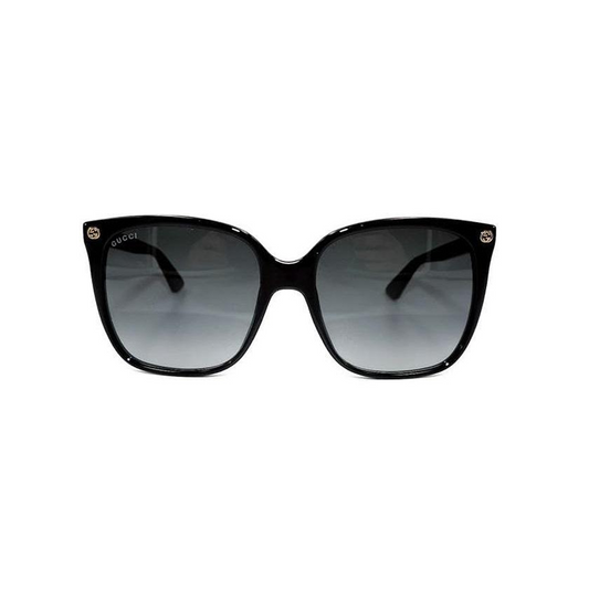 Gucci Women's Lightness Square Sunglasses, Black/Grey, One Size