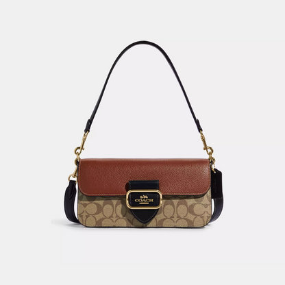 Coach Morgan Shoulder Bag In Colorblock Signature Canvas