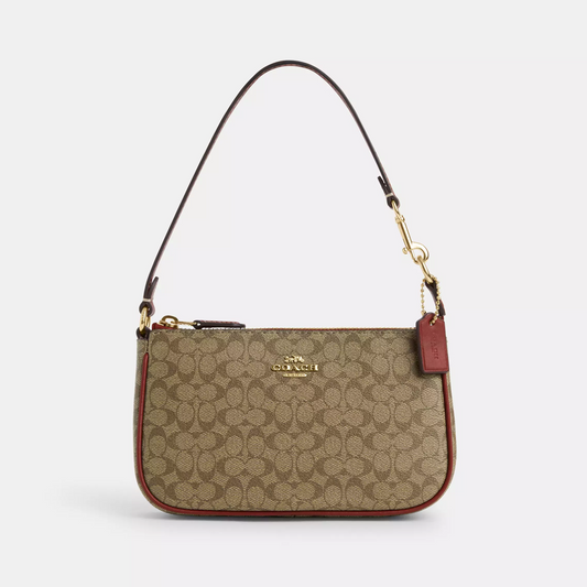 Coach Nolita 19 In Colorblock Micro Signature Canvas